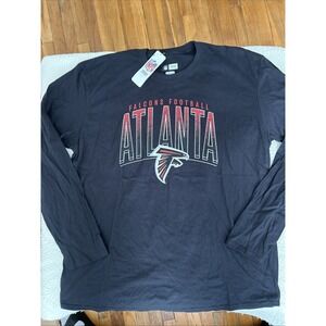 NFL Apparel Atlanta Falcons Long Sleeve Shirt XXL 2XL Team Apparel Black